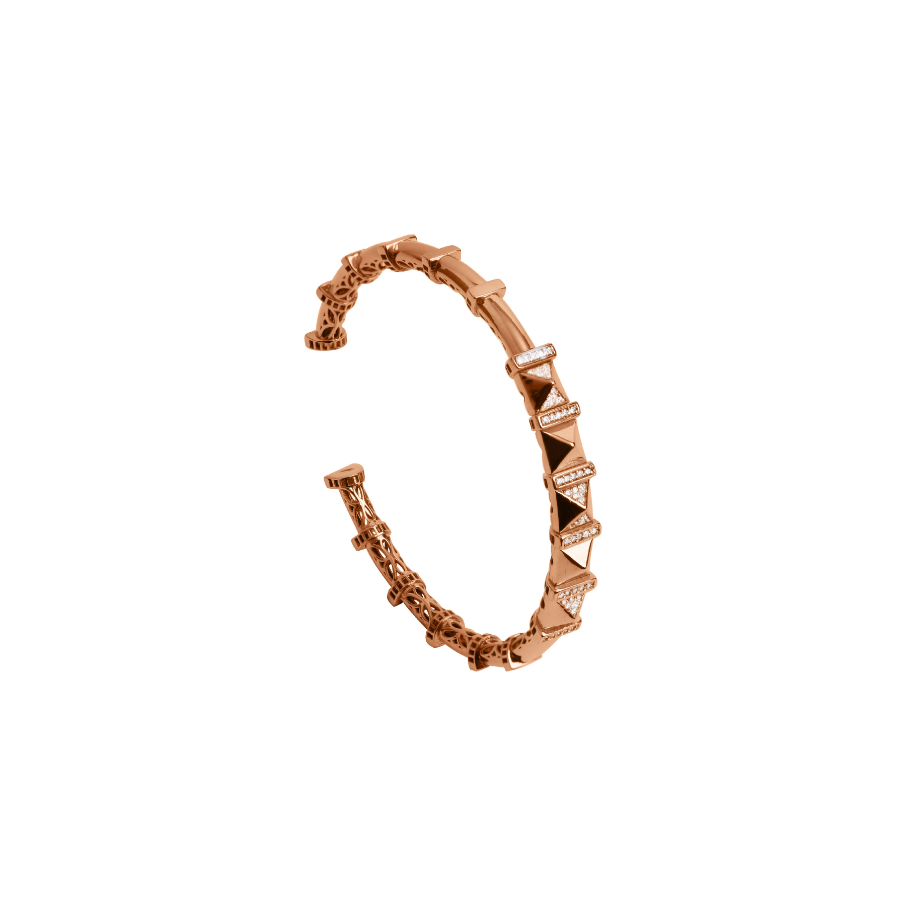 Diamond Pyramid Bangle