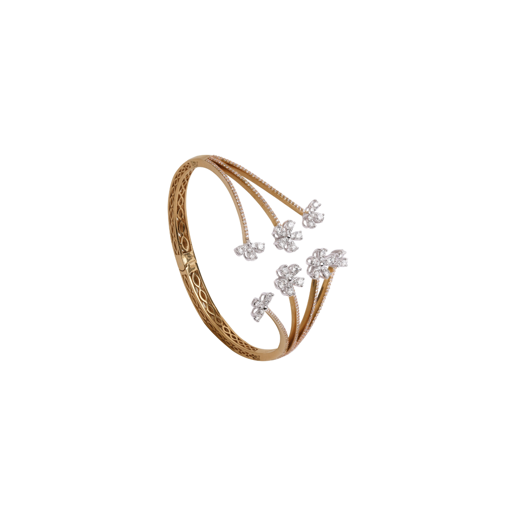 Eternal Petals Diamond Bangle