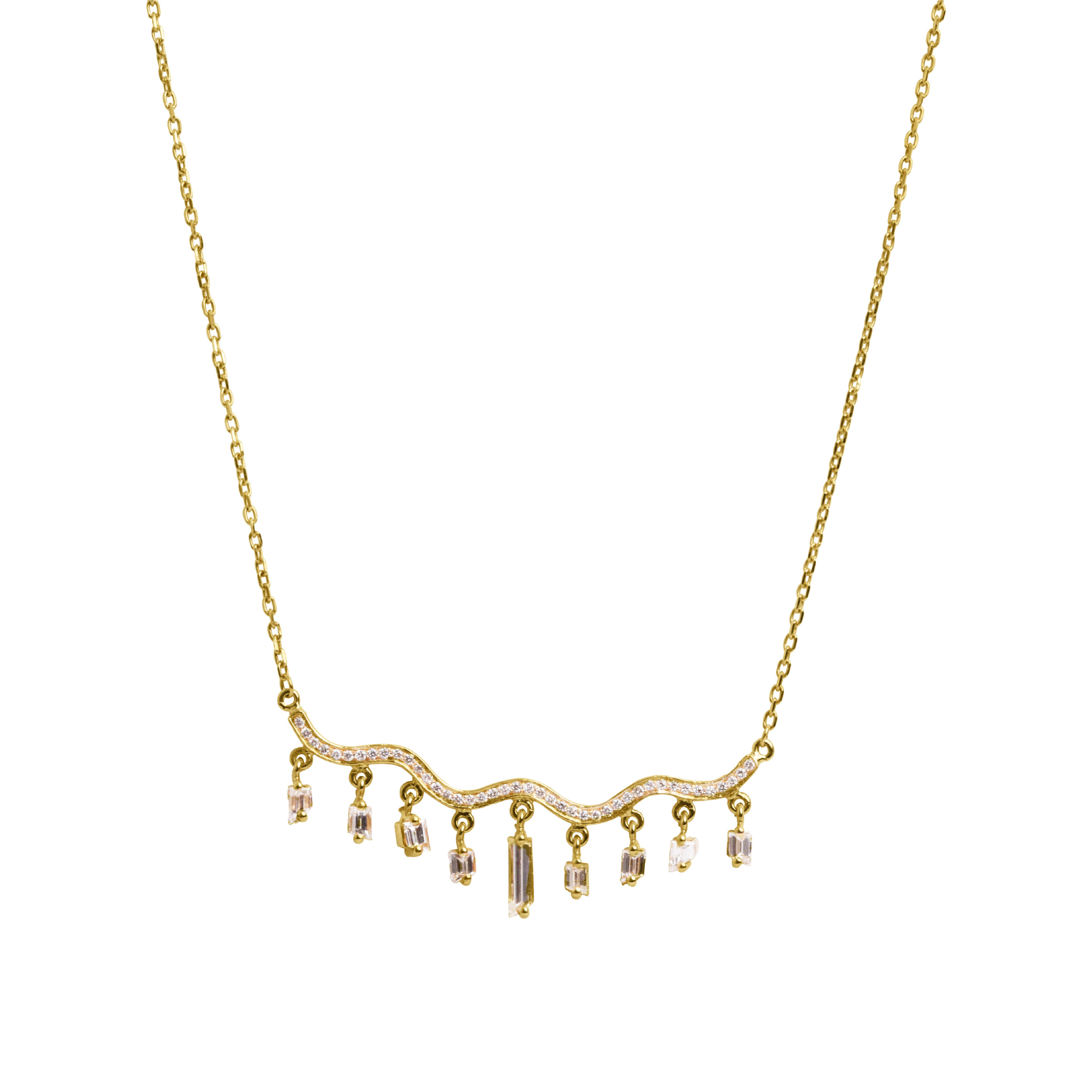 Diamond Chandelier Necklace