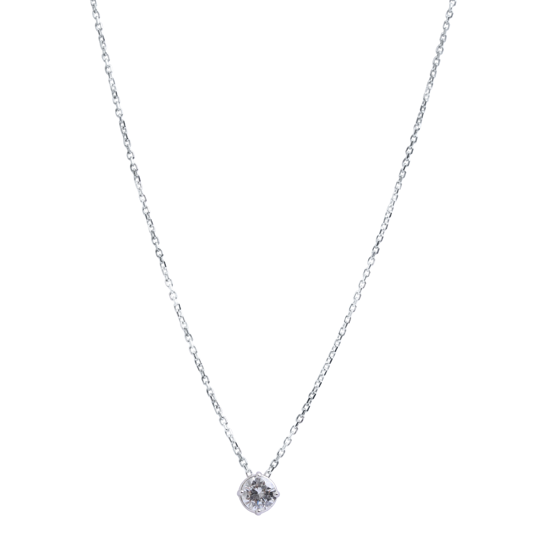 Floating Solitaire Pendant